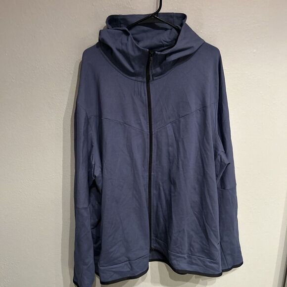 Nike Sportswear Tech Fleece Lightweight Hoodie Jacket Blue Mens 3XL DX0822-491 - Picture 1 of 9